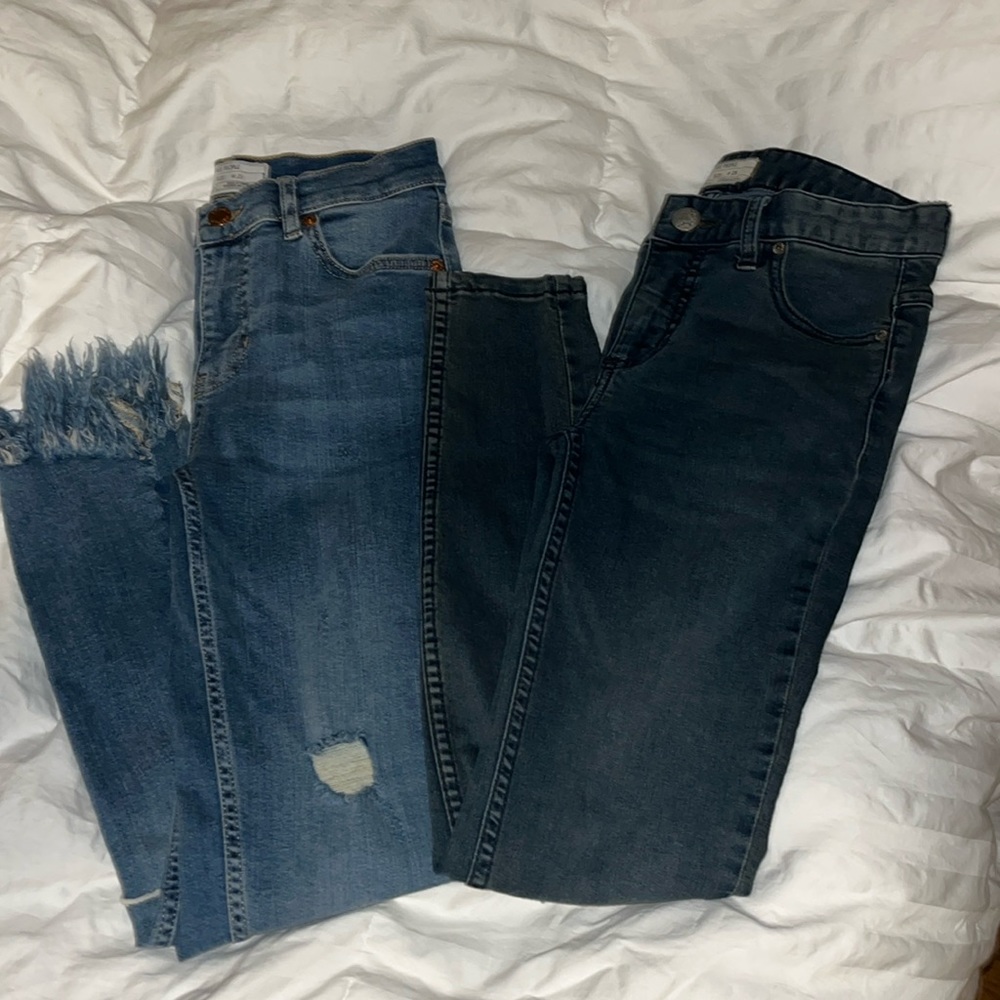 Two PAIRS!! Free People Jeans